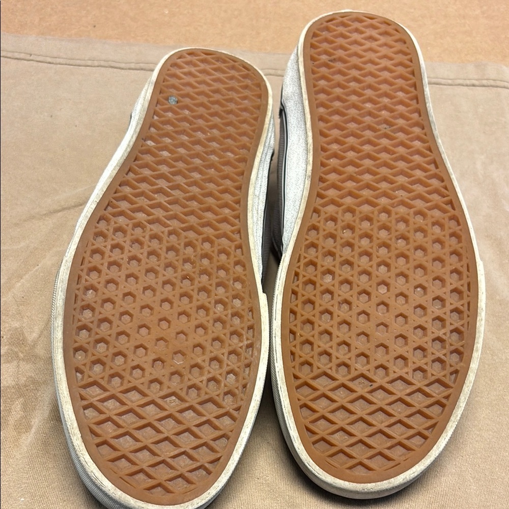 Vans Men's Charcoal Lace-Up Sneakers - Picture 3 of 3